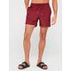 Calvin Klein Medium Drawstring Swim Shorts - Dark Red, Dark Red, Size 6Xl, Men