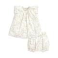 Mamas & Papas Baby Girls Floral Print Dress and Bloomers - Multi, Multi, Size 2-3 Years