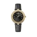 Vivienne Westwood Whitehall Ladies Quartz Watch with Black Dial & Black Leather Strap, Black, Women