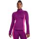 UNDER ARMOUR Training ColdGear® Armour 1/2 Zip Top - Purple, Purple, Size S, Women