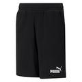 Puma Boys Essentials Sweat Shorts - Black, Black, Size 7-8 Years