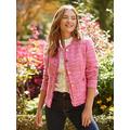 Joe Browns Tweed Button Front Blazer - Pink, Pink, Size 18, Women