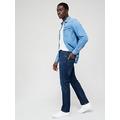 G-Star RAW G-star Triple A Regular Straight Fit Jeans - Mid Wash Blue, Mid Wash, Size 34, Inside Leg Short, Men