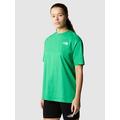 THE NORTH FACE Womens Short Sleeve Oversize Simple Dome Tee - Green, Green, Size M, Women