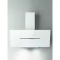 Elica SHY-WH-90 89.9cm Wall Mounted Chimney Cooker Hood, White Glass