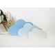 Cloud Freestanding Wooden Nursery Decor Set - Blue & White | New Baby Boys Girls Childrens Infants Bedroom Playroom