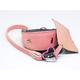 Leather Set, Collar Martingale Rose With Matching Leash & Poop Pouch, Whippet Collar