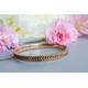 Antique Victorian Wheat Link Bangle 9 Carat Gold