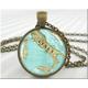Italy Map Pendant, Resin Charm, Old Necklace, Of Italy, Round Bronze, Gift Under 20, Teacher 363Rb