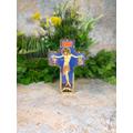 Exquisite Handcrafted Wooden Cross Crucifixion - 17.5 cm Jesus Christ Religious Icon