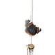 Butterfly Wind Chime, Wooden Hand Painted Butterfly With Aluminium Chimes