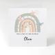 New Baby Card | Rainbow Newborn Card Congratulations New Baby Girl Or Boy Welcome To The World