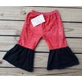 Western Bell Bottoms, Children Flare Hippie Pants, Leather Teen Bells, Baby Girls Clothing Pant