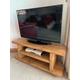 Tv Stand Corner Cabinet Solid Wood Tv Rustic Widescreen Wide Screen