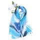 Glitter Two Tone Gradual Colour Fade Print Scarf For Women Come With Gift Box