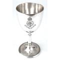 Small Regimental Trophy, Silver Plate, 4Th Battalion, Royal Fusiliers, Jullundur India, Cross Country Run, Art Deco, Militaria Trophy Cup