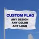 Custom Flag Any Size Personalized Flags Garden Yard Flag, Your Own Logo Text Or Image Single/Double Sided Banners Wall Decoration