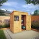 Mercia Premium 6X4 Ft Pent Wooden Shed With Floor & 1 Window