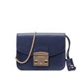 Furla Metropolis Small Shoulder Bag in Navy Blue