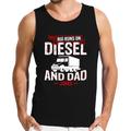 Diesel Dad Jokes Trucker Tee