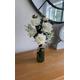 Fsux Flower Arrangement with Vase Ivory Roses Eucalyptus and Lily of The Valley