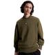 Tommy Jeans Mens Badge Terry Relaxed Fit Sweatshirt - Olive Green - L