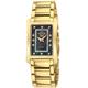 Gv2 Womens Luino Swiss Quartz Diamond Black MOP Dial, 316L Stainless Steel IPYG Watch - Silver & Gold - One Size