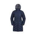 Mountain Warehouse Womens/Ladies Florence Long Padded Jacket (Navy) - Size 16 UK