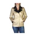 Armani Exchange Womens Zip Fastening Solid Colour Bomber Jacket - Yellow - Size Medium