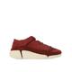 Clarks Originals Mens Trigenic Evo Trainers in Burgundy Nubuck - Size UK 9.5