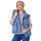 Roman Womens Pocket Detail Quilted Gilet - Blue - Size 12 UK