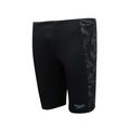 Speedo Mens Hyper Boom Panel Jammer Shorts in Black Grey - Size 40 inch