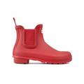 Hunter Womens Original Chelsea Boots - Red - Size UK 3