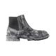 Dolce & Gabbana Mens Black Gray Leather Ankle Boots - Size EU 43.5