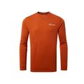 Craghoppers Womens/Ladies Holmes Long-Sleeved T-Shirt (Potters Clay) - Orange Cotton - Size Medium