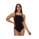 Speedo Womenss Shaping CrystalLux Printed Swimsuit in Black Red - Size 12 UK