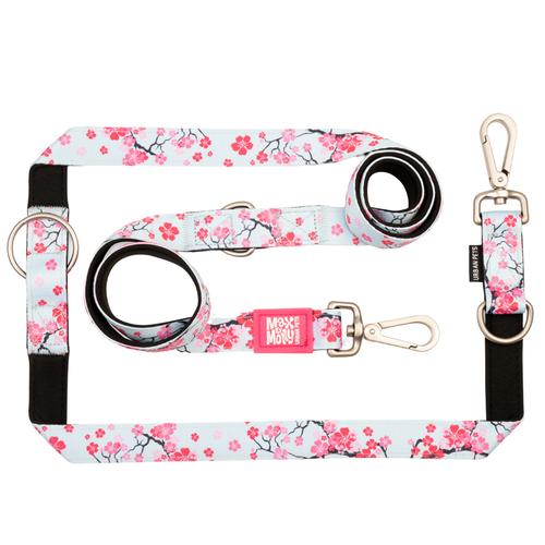 Max & Molly Multifunktionsleine Cherry Bloom S: 200cm lang, 15mm breit Hund