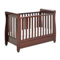 Babymore Eva Sleigh Cot Bed Dropside with Drawer