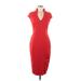 Alexia Admor Casual Dress - Sheath: Red Solid Dresses - Women's Size Medium