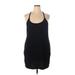 J.Crew Casual Dress - Mini Scoop Neck Sleeveless: Black Print Dresses - Women's Size 2X-Large