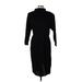 St. John for Saks Fifth Avenue Casual Dress - Sweater Dress: Black Dresses - Women's Size 12
