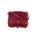 Louis Vuitton Leather Crossbody Bag: Burgundy Print Bags