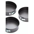 Non-Stick Spring Form Cake Pans, Set of Three, Display Boxed