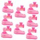 BESTonZON 8 Pcs Simulation Meat Grinder Kids Mincer Kawai Meat Mincer Kitchen Mixing Appliances Kids Play House Supply Dollhouse Kitchen Appliance Toy Mini Plastic Child Refrigerator Pink