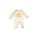 Long Sleeve Outfit: Ivory Stripes Bottoms - Kids Girl's Size 70