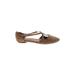 J.Jill Flats: Brown Solid Shoes - Women's Size 9 1/2 - Almond Toe