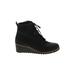 Life Stride Boots: Black Solid Shoes - Women's Size 9 1/2 - Round Toe