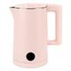 Electric Kettle, Cordless Electric Tea Kettle Auto Shutoff UK Plug 220V 2L Capacity Boil Dry Protection with Base for Home (Pink)
