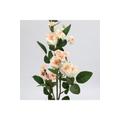 Real Touch Artificial Small Roses Flowers Silk with Long Stem