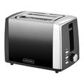 Callisto 2 Slice Toaster High Lift Handle Reheat Defrost Ombre Black